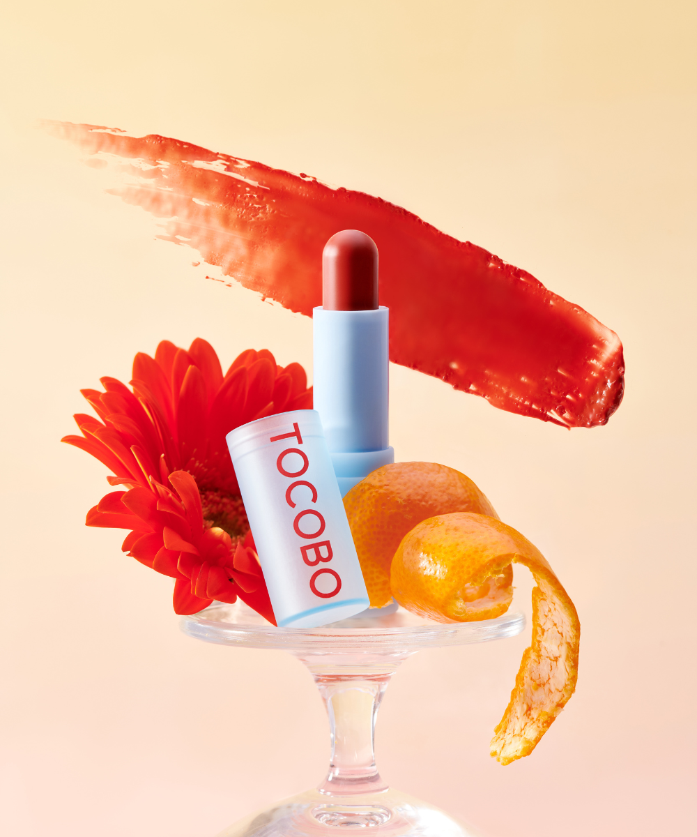 TOCOBO Glass tinted lip balm 013 tangerine red