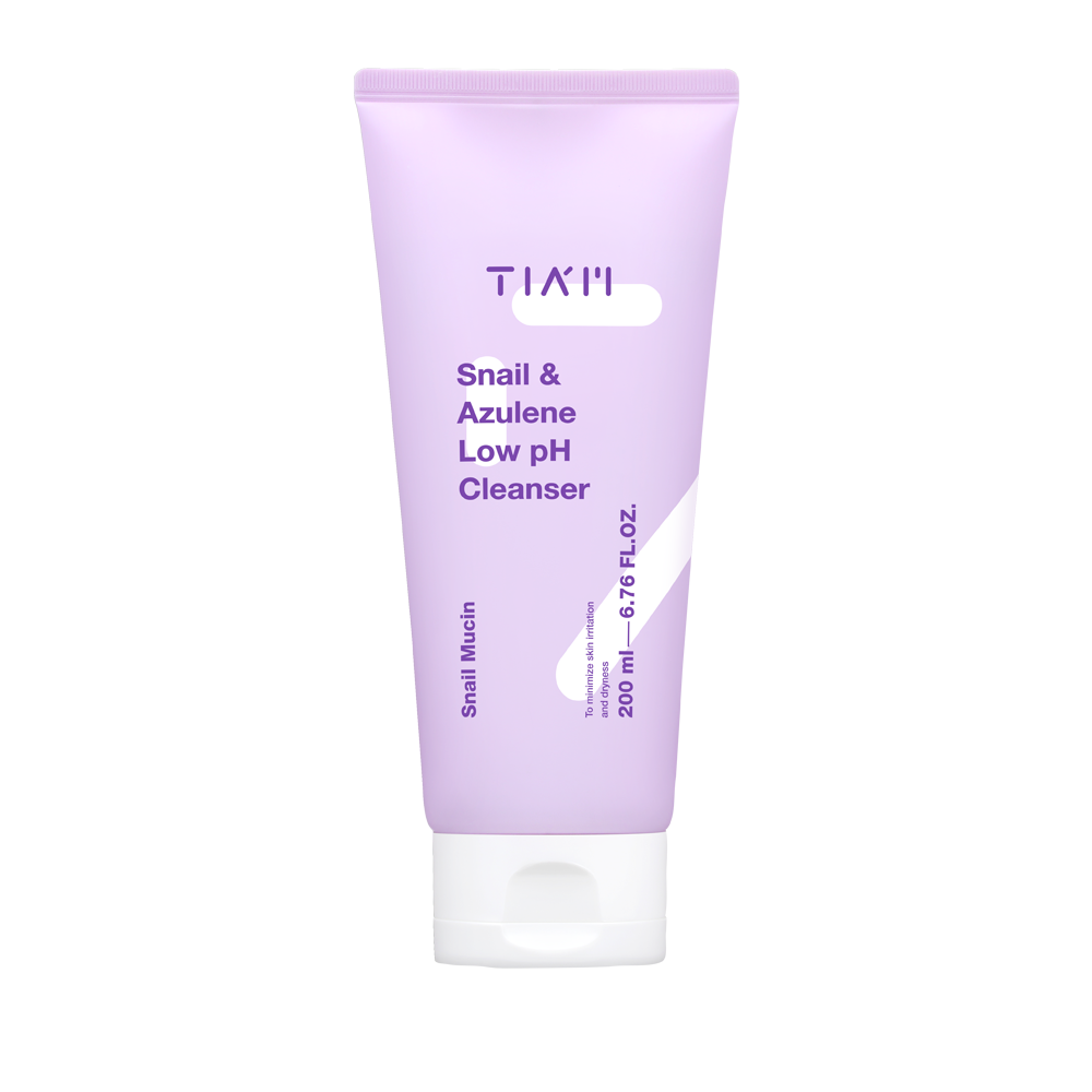 Успокаивающий гель для умывания с муцином TIAM Snail & Azulene Low pH Cleanser