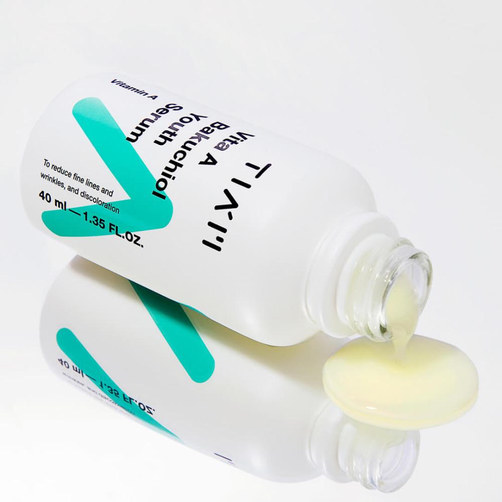 Anti-age serum sa retinolom i bakučiolom za čvrstu i blistavu kožu.