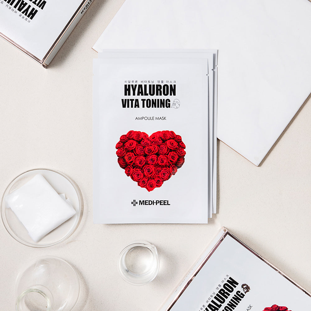 MEDI-PEEL Hyaluron Vita Toning Ampoule Mask