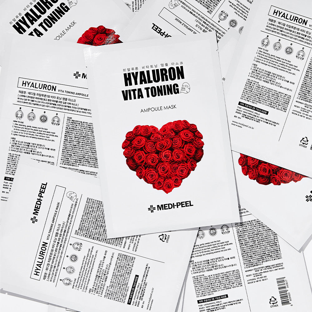 MEDI-PEEL Hyaluron Vita Toning Ampoule Mask