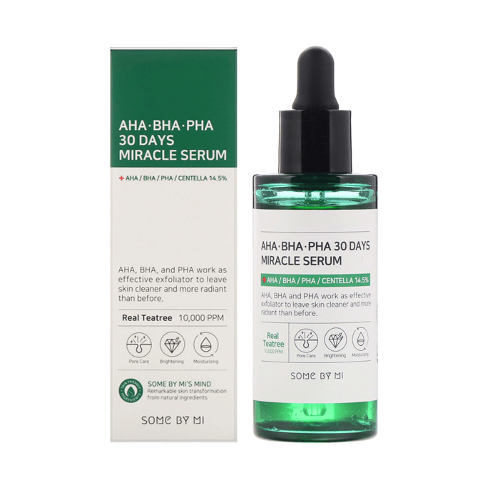 AHA-BHA-PHA 30 Days Miracle Serum 50 ml Belgrade Novi Sad Serbia Korean cosmetic корейская косметика Белград Сербия Нови Сад серум сыворотка эссенция проблемная кожа от прыщей от акне some by mi