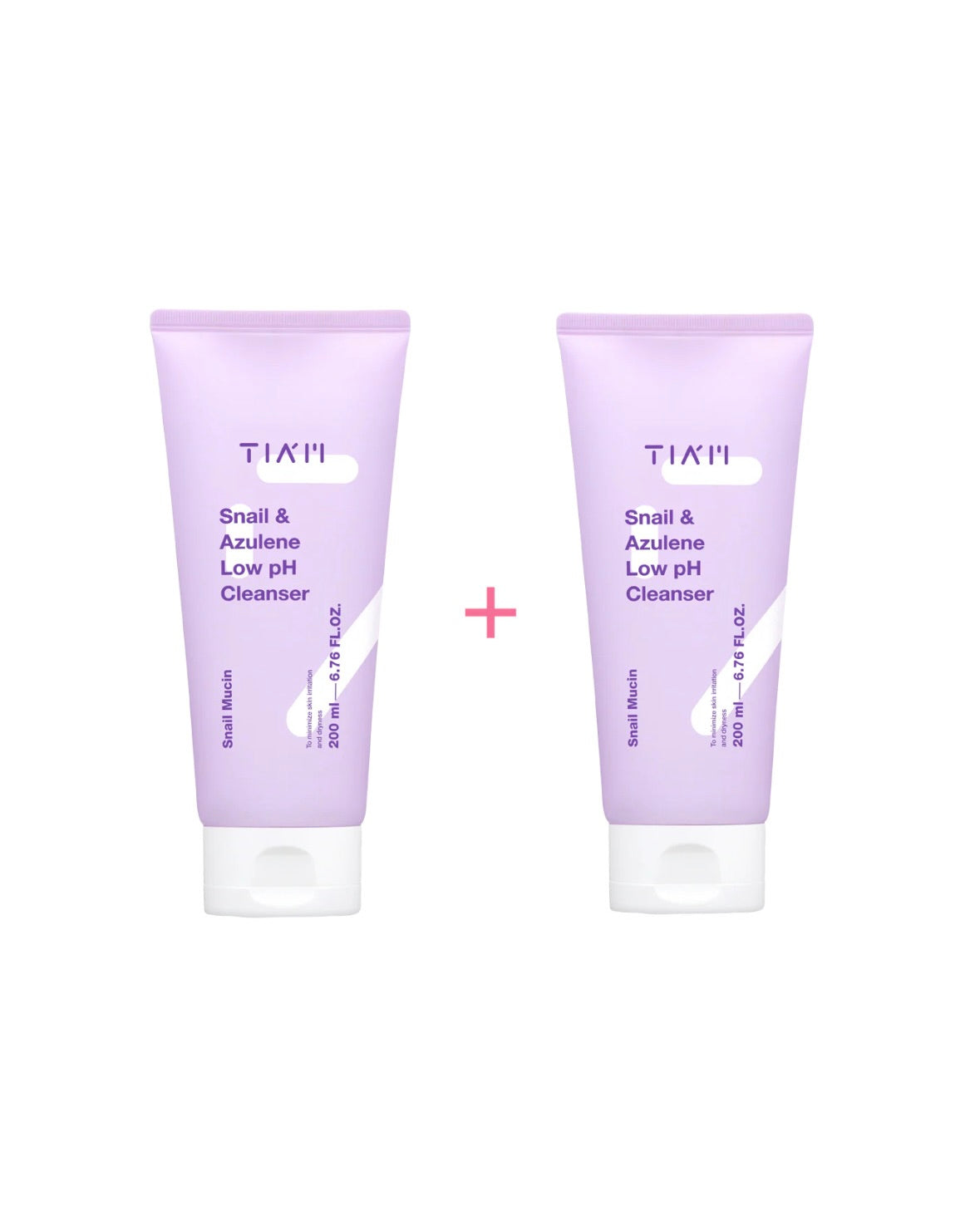 1+1 TIAM Snail & Azulene Low PH Cleanser