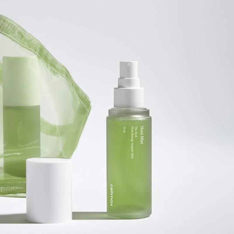Energizing mist with noni extract. Hydrates, refreshes, adds glow to tired skin.