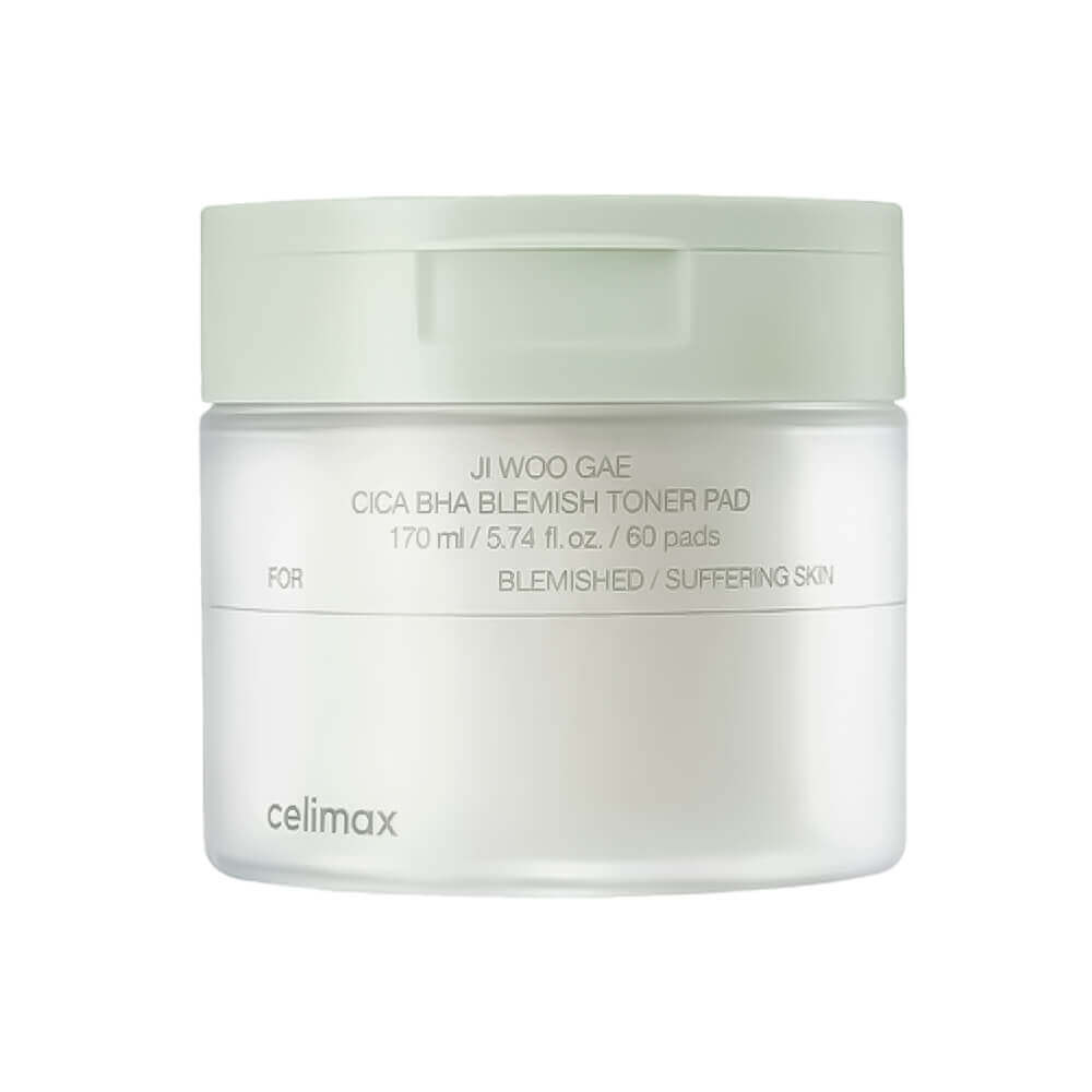 Пилинг-пэды от воспалений для проблемной кожи Celimax Jiwoogae Cica BHA Blemish Toner Pad