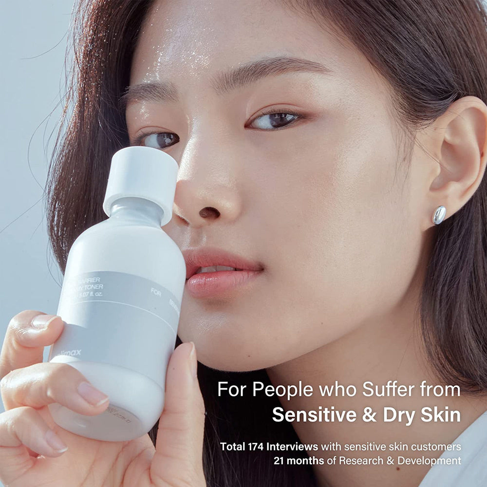Creamy toner for sensitive skin. Hydrates and repairs skin's lipid barrier.