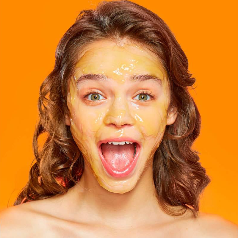 Zombie Beauty mask — for dull skin — with pumpkin extract. Refreshes, evens tone