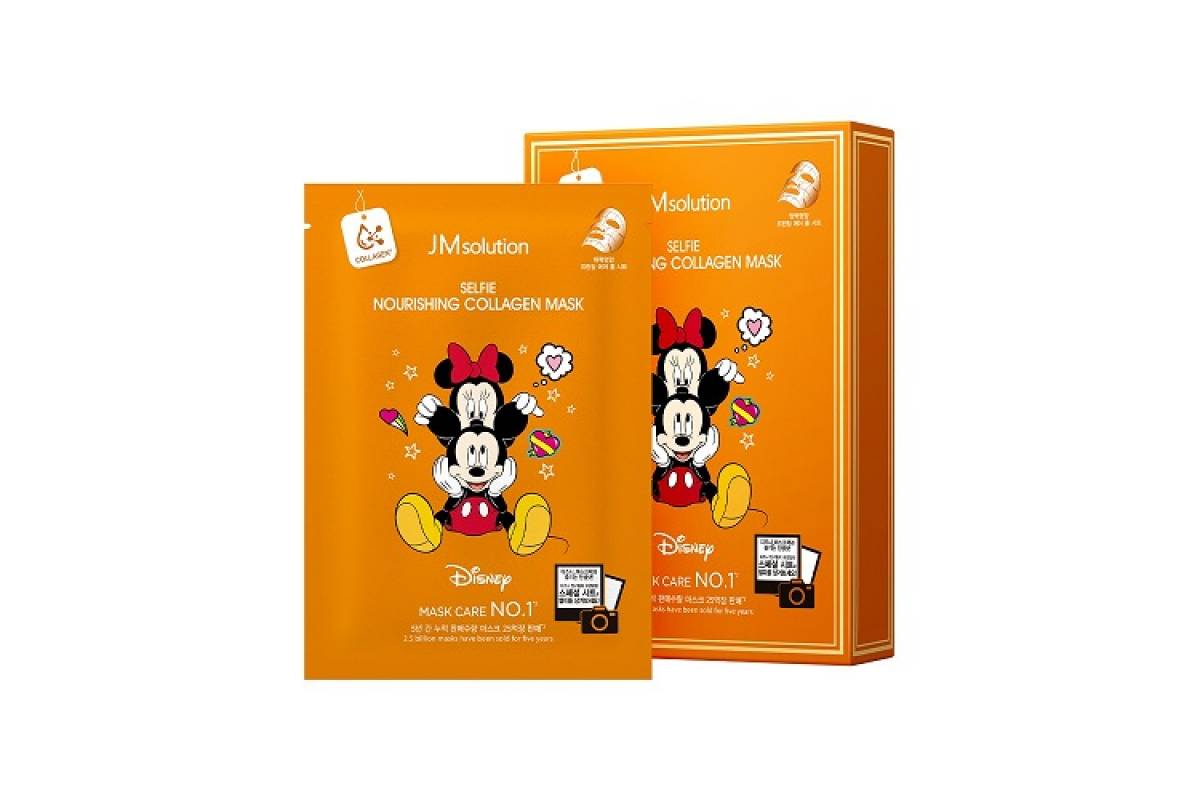 Питательная Маска с коллагеном JMsolution Disney Collection Selfie Nourishing Collagen Mask для сухой кожи