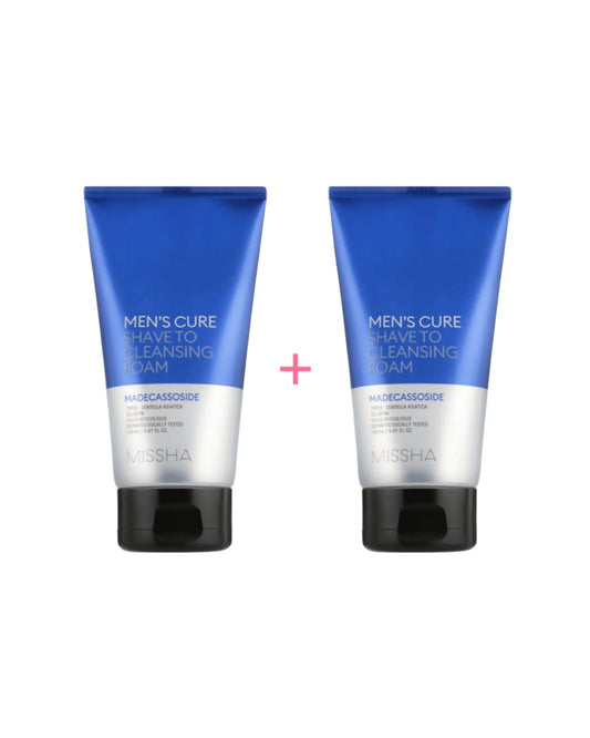 1+1 Missha Men’s Cure Shave To Cleansing Foam