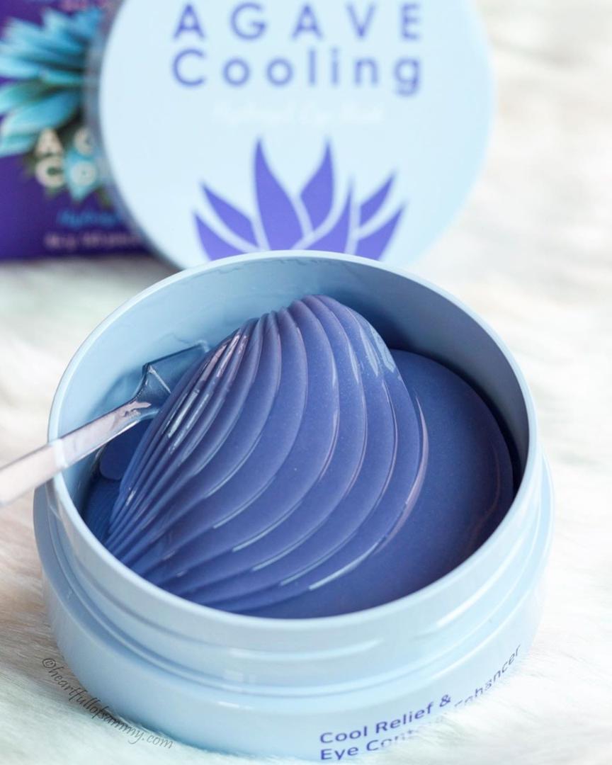 Agave Cooling Hydrogel Eye Patch  Belgrade Novi Sad Serbia Korean cosmetic корейская косметика Белград Сербия Нови Сад  патчи для глаз патчи под глаза патчи от синяков патчи от отеков патчи для кожи вокруг глаз патчи для век агава охдаждающие синие петитфи Petitfee