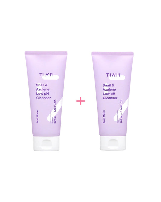 1+1 TIAM Snail & Azulene Low PH Cleanser