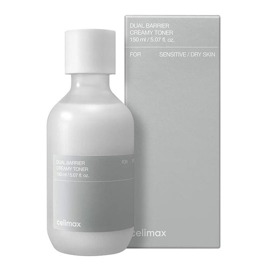 Dual barrier creamy toner