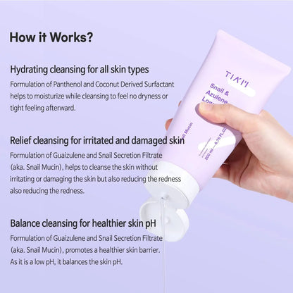 Snail & Azulene Low pH Cleanser