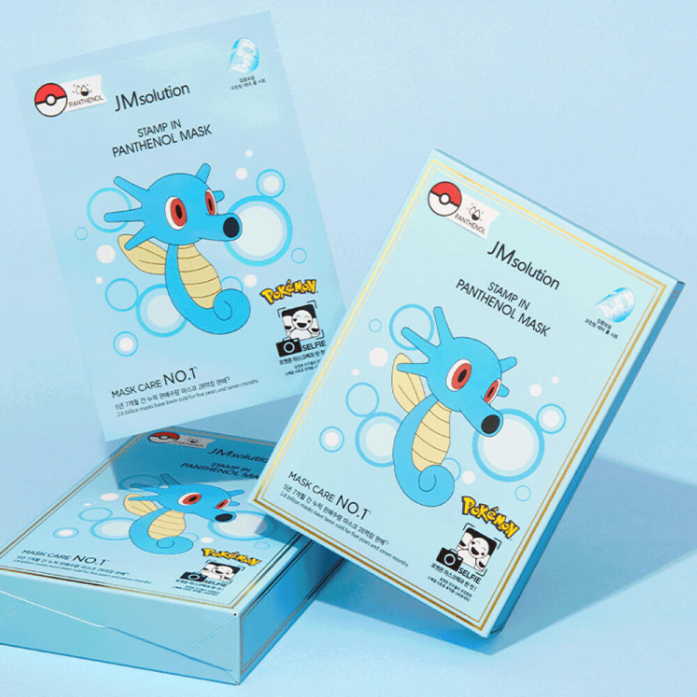 JMsolution Stamp In Panthenol Mask Pokemon Horsea