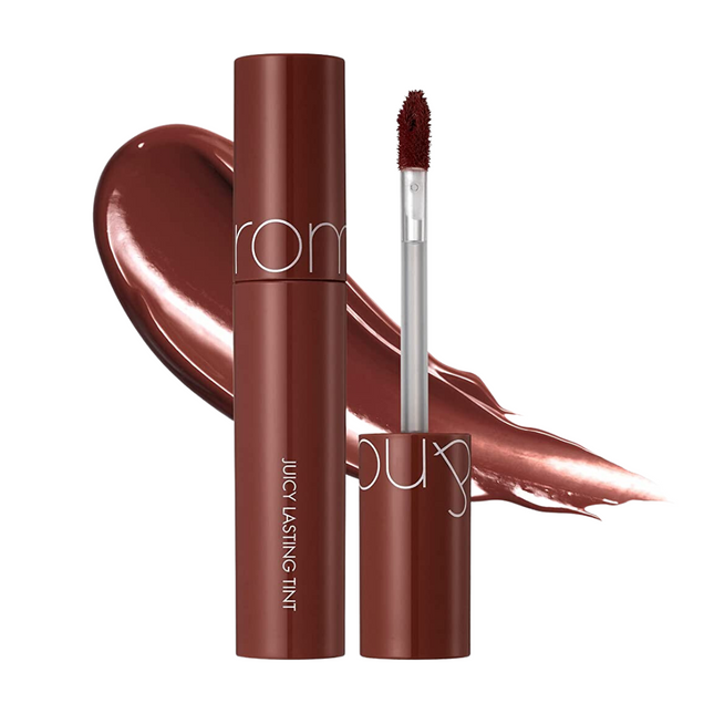 Тинт для губ в оттенке Dark Coconut, увлажняет, стойкий, глянцевый финиш.
