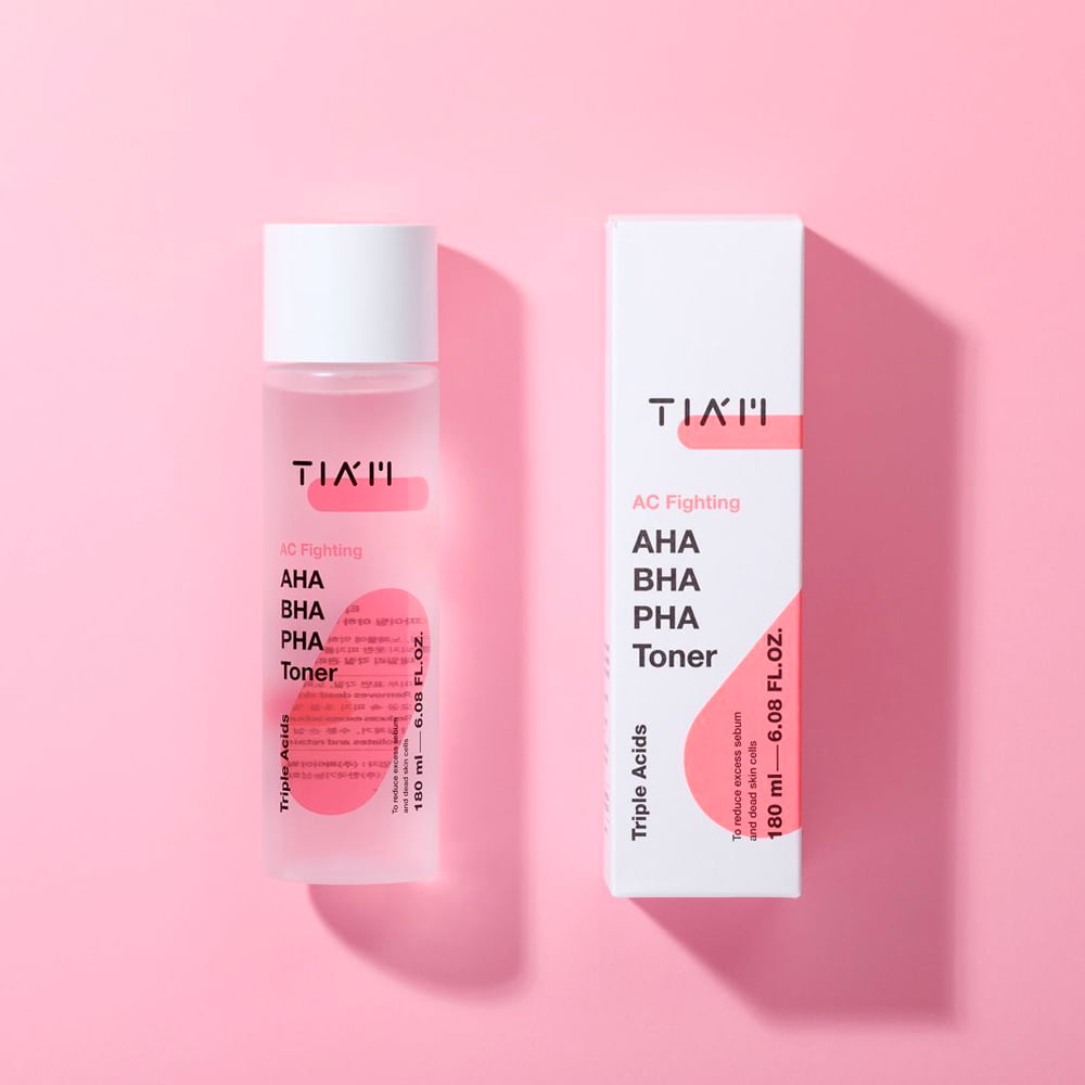 Toner sa AHA, BHA i PHA kiselinama, eksfolira i čisti pore, protiv akni.