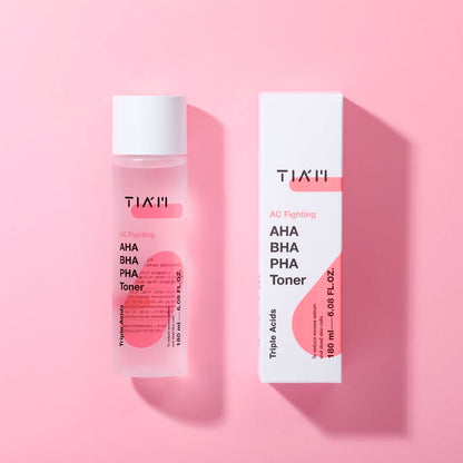 Toner sa AHA, BHA i PHA kiselinama, eksfolira i čisti pore, protiv akni.